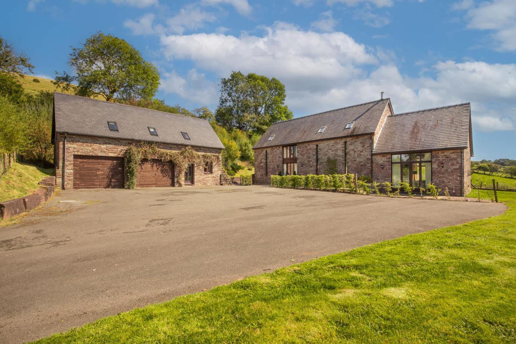 Hilltop View With Hot Tub Villa Brecon Exterior photo